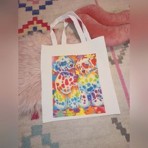 Lisa frank dalmatian tote bag ☺️